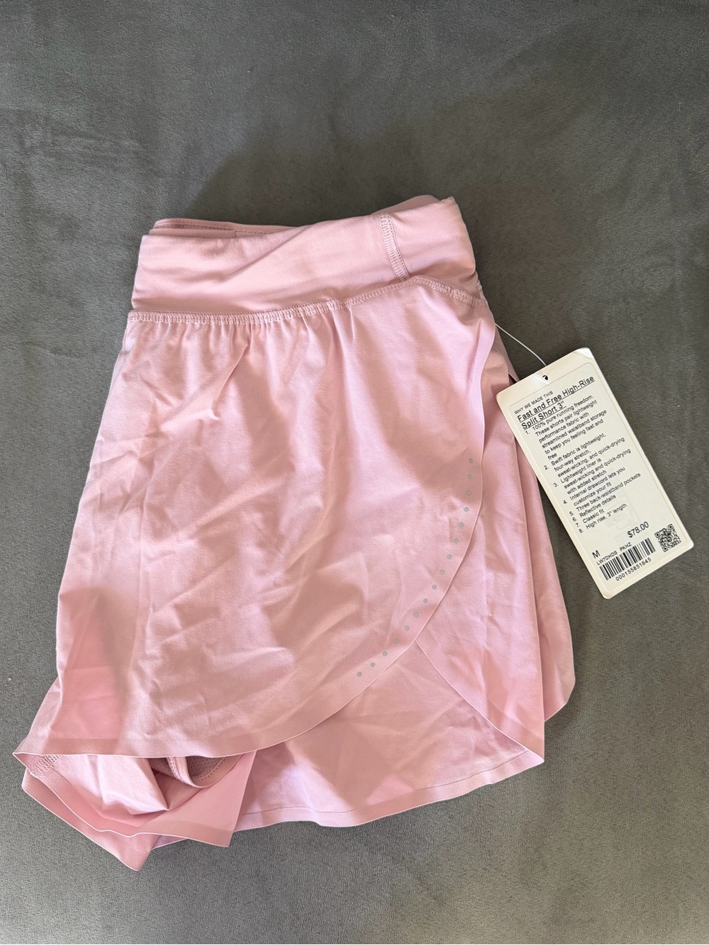 Lululemon Fast and Free High-rise Split Short 3”